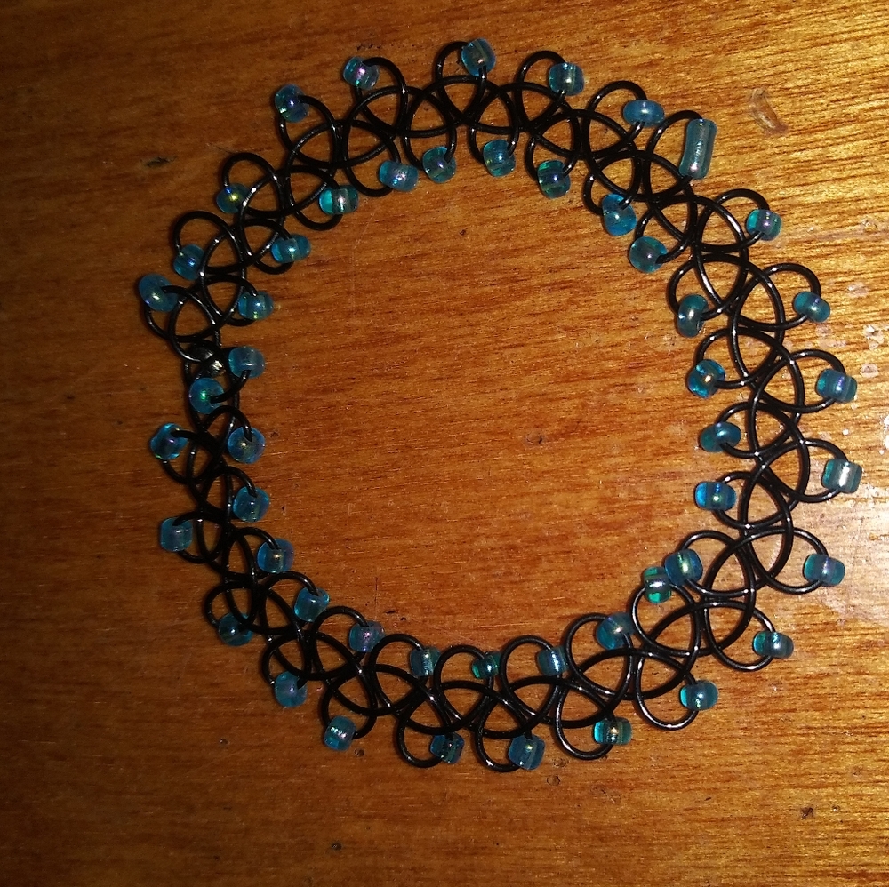 Bracelet tattoo style beaded bracelet